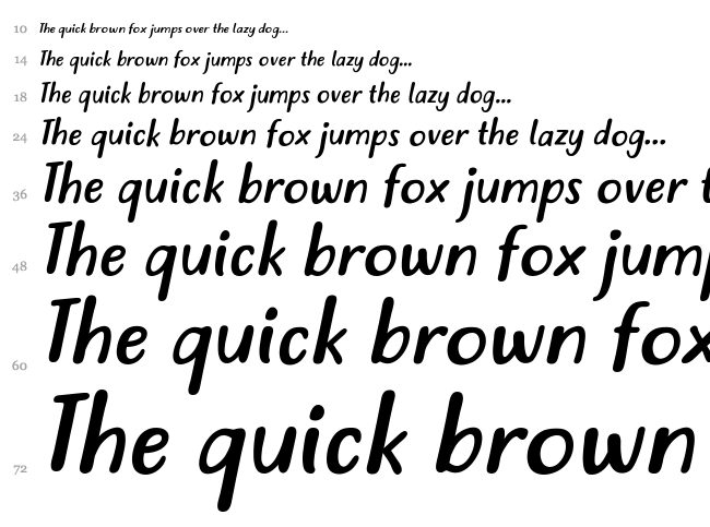 Just tell me what font waterfall